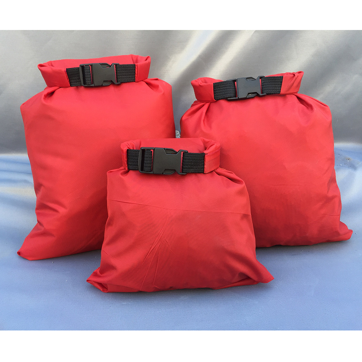 Fishing Bag Waterproof - 3 sacchetti impermeabili, realizzati in tessuto