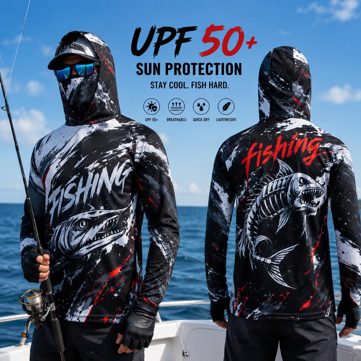 Maglia da Pesca Unisex a Manic - Fishing Mask Sun Protection recensione e prezzo