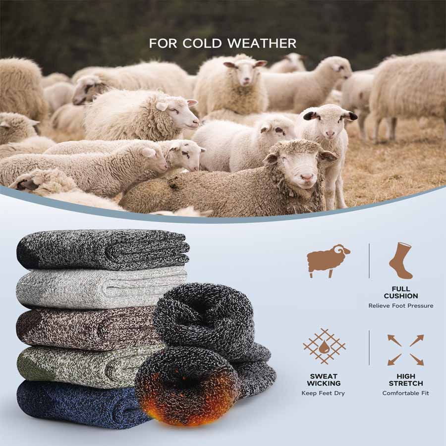 Calze invernali da uomo, adatt - Fishing Socks recensione e prezzo