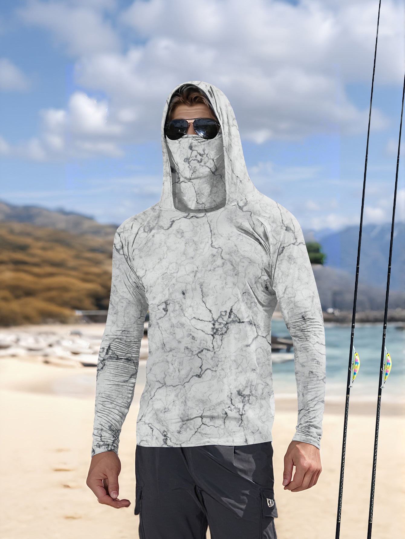 Camicia da Pesca con Cappuccio - Fishing Shirt Uv Protection recensione e prezzo